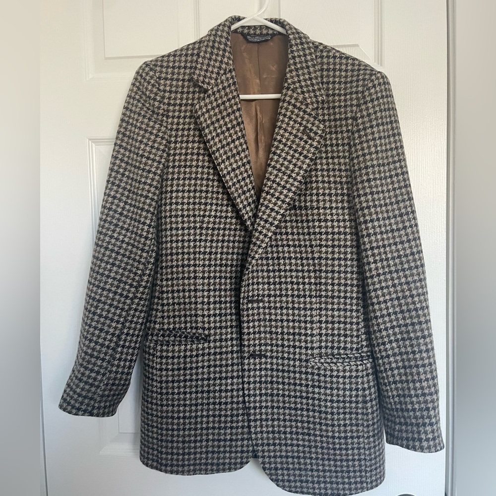 100% wool menswear blazer